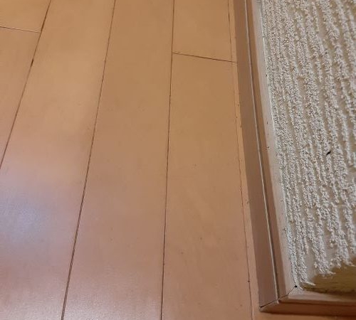 フローリング変色色あせ補修後